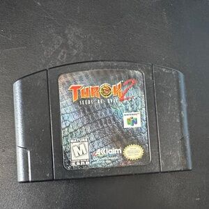 Turok 2: Seeds of Evil – Nintendo 64 Cartridge – Authentic, Tested & Working